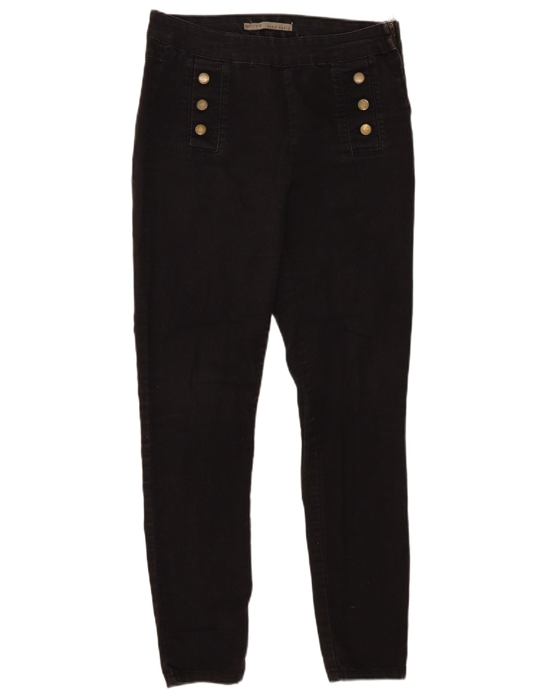 Zara Womens Jegging Jeans Large W30 L29 Black Cotton