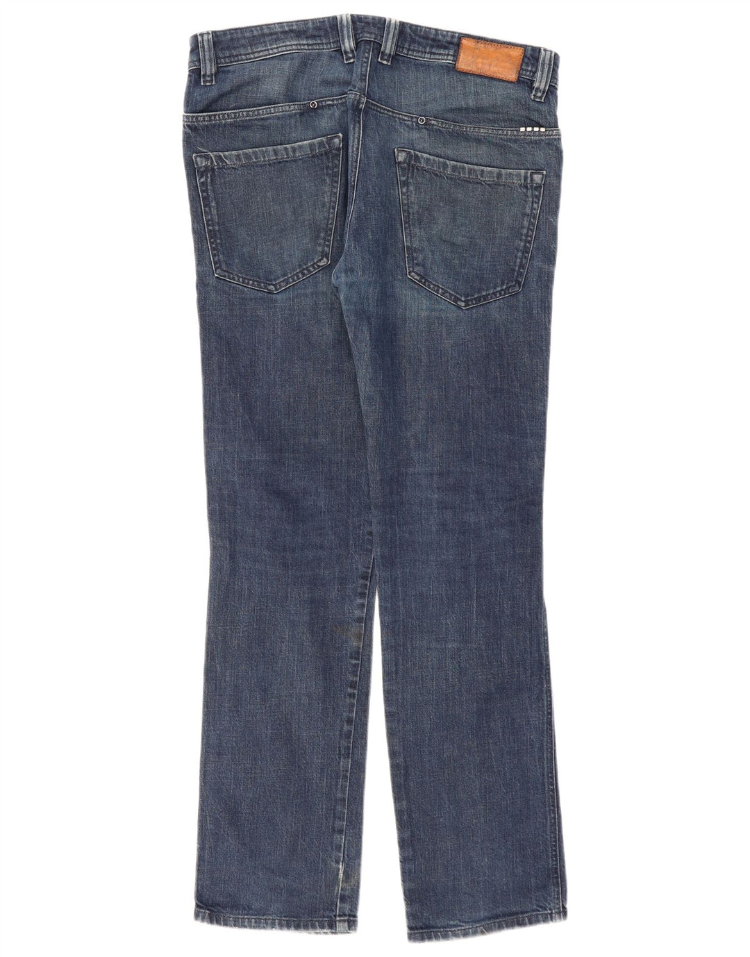 Diesel Mens Paddom Straight Jeans W32 L32 Blue Cotton