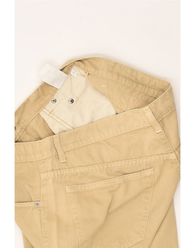 ICEBERG Mens Straight Casual Trousers W34 L33 Beige Cotton | Vintage Iceberg | Thrift | Second-Hand Iceberg | Used Clothing | Messina Hembry 