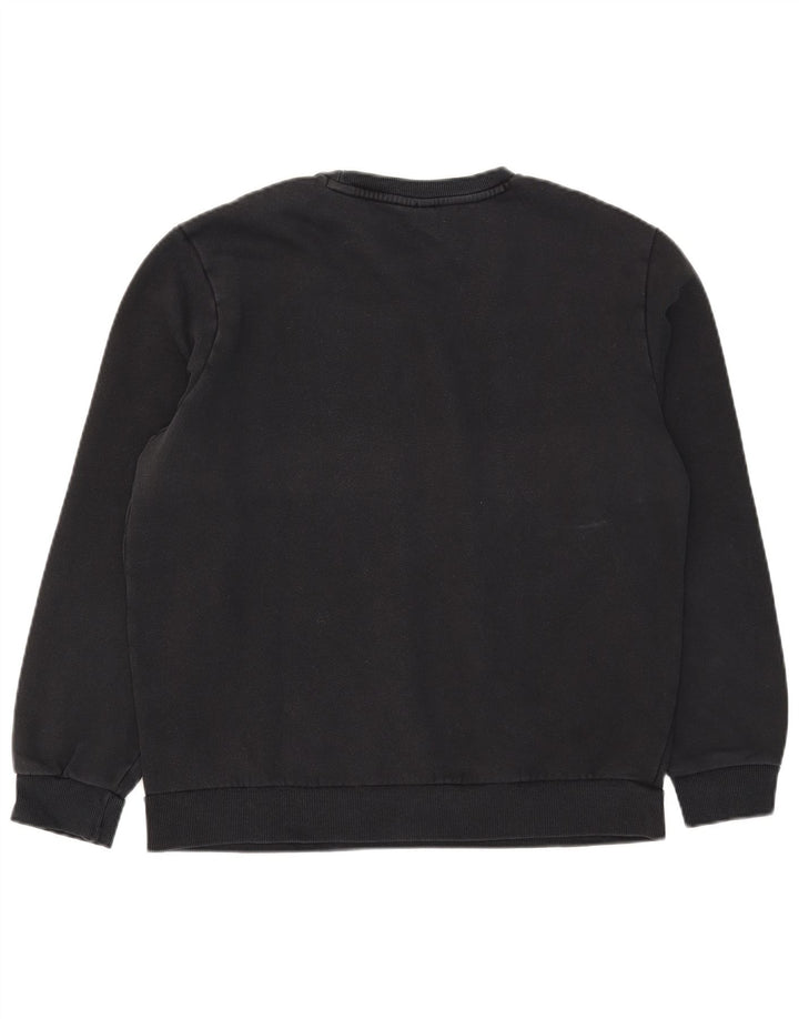 Puma Mens Graphic Sweatshirt Jumper Large Black Cotton