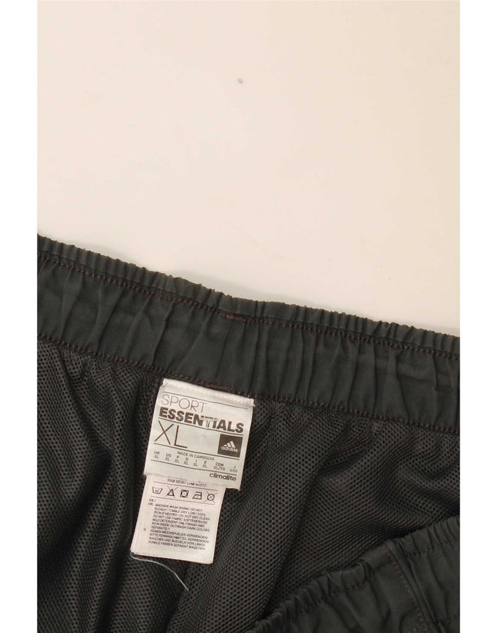 Adidas Mens Climalite Sport Shorts XL Grey Polyester