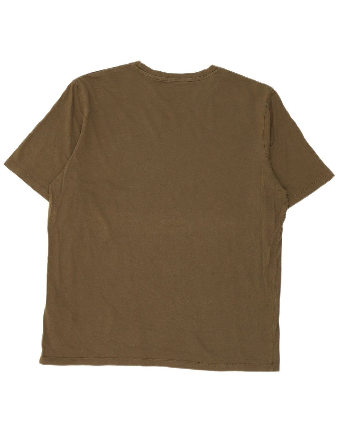 Jack & Jones Mens T-Shirt Top XL Khaki Cotton