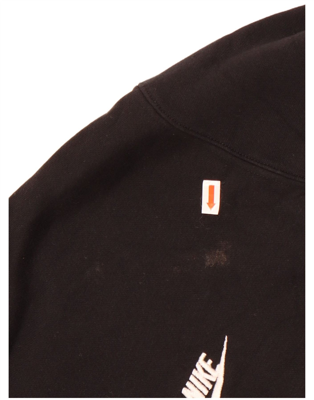 Nike Mens Hoodie Jumper Large Black Cotton