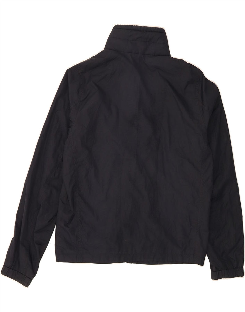 HOLLISTER Mens Bomber Jacket UK 38 Medium Navy Blue Polyester Vintage Hollister and Second-Hand Hollister from Messina Hembry 