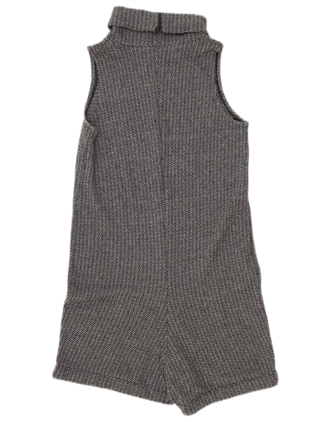Zara Womens Sleeveless Playsuit UK 10 Small Grey