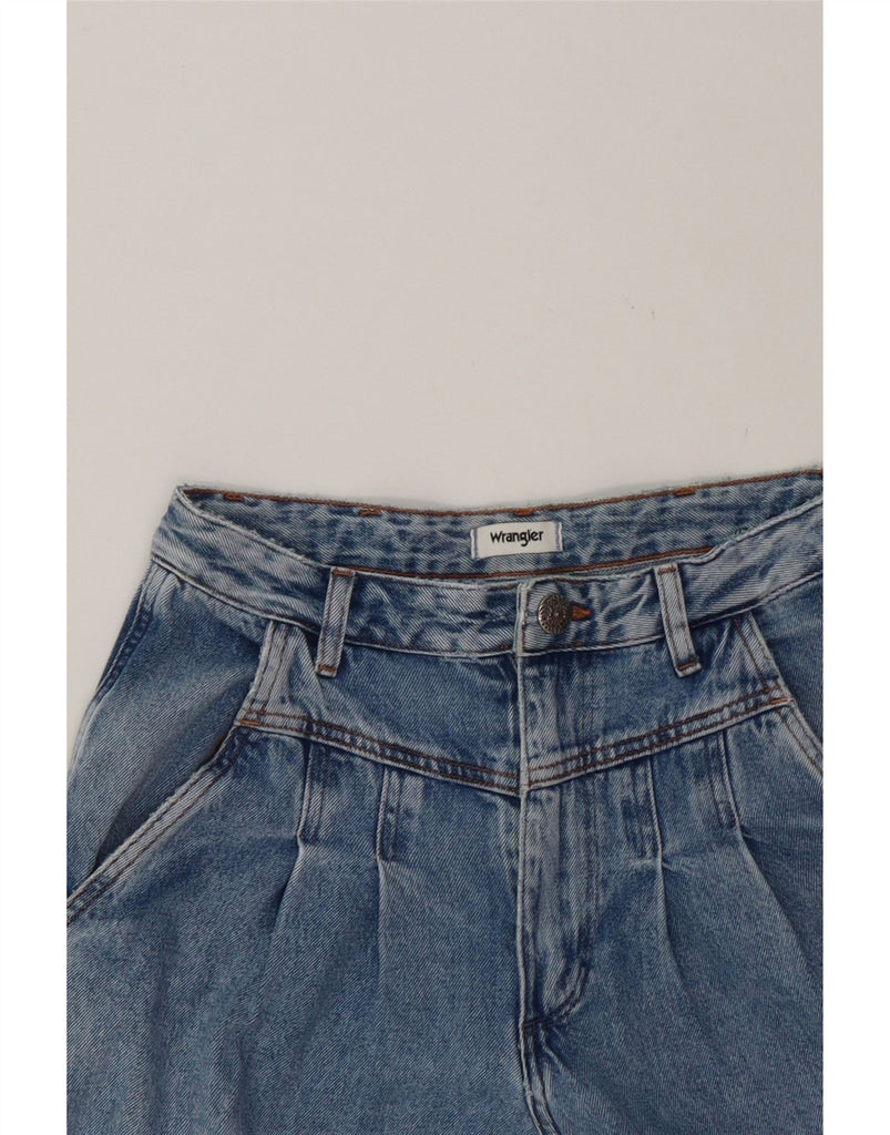WRANGLER Womens High Waist Crop Tapered Jeans W28 L25 Blue Vintage Wrangler and Second-Hand Wrangler from Messina Hembry 