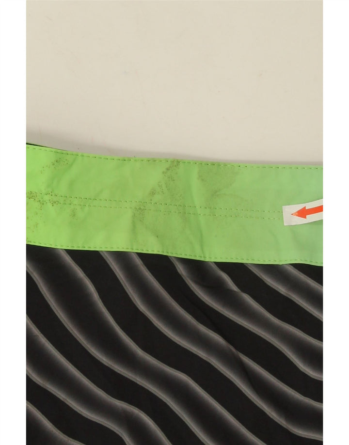 Billabong Mens Swimming Shorts Large  Black Geometric Polyester