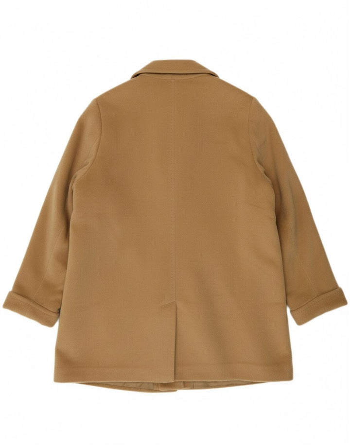 MARKS & SPENCER Womens Overcoat UK 22 3XL Beige Polyester Vintage Marks & Spencer and Second-Hand Marks & Spencer from Messina Hembry 