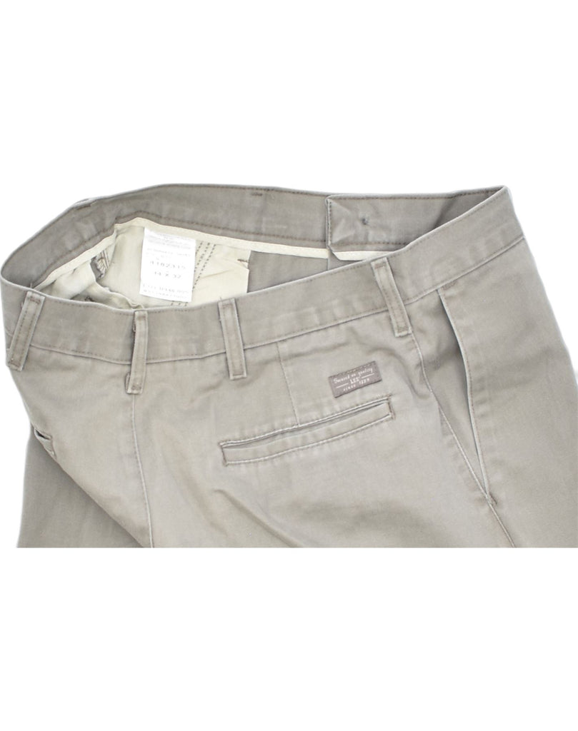 LEE Mens Tapered Chino Trousers W34 L32 Grey Cotton | Vintage | Thrift | Second-Hand | Used Clothing | Messina Hembry 