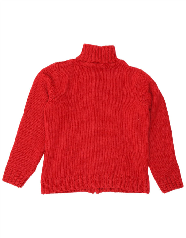 Onyx Womens Cardigan Sweater UK 14 Large Red Acrylic