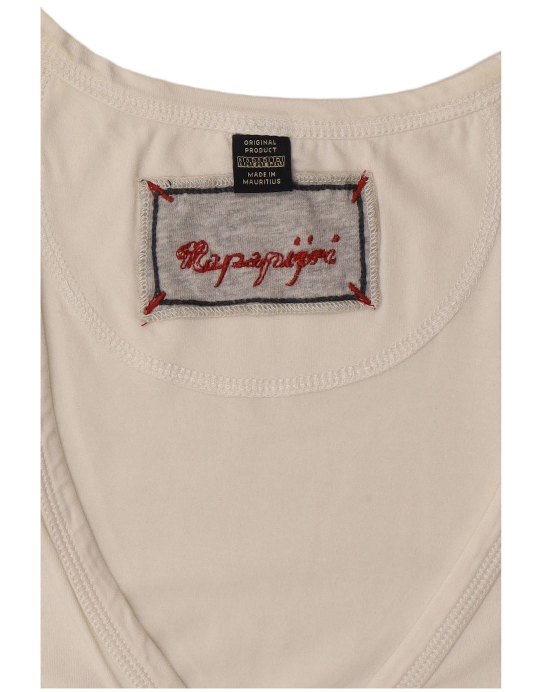 Napapijri Womens Vest Top UK 6 XS White