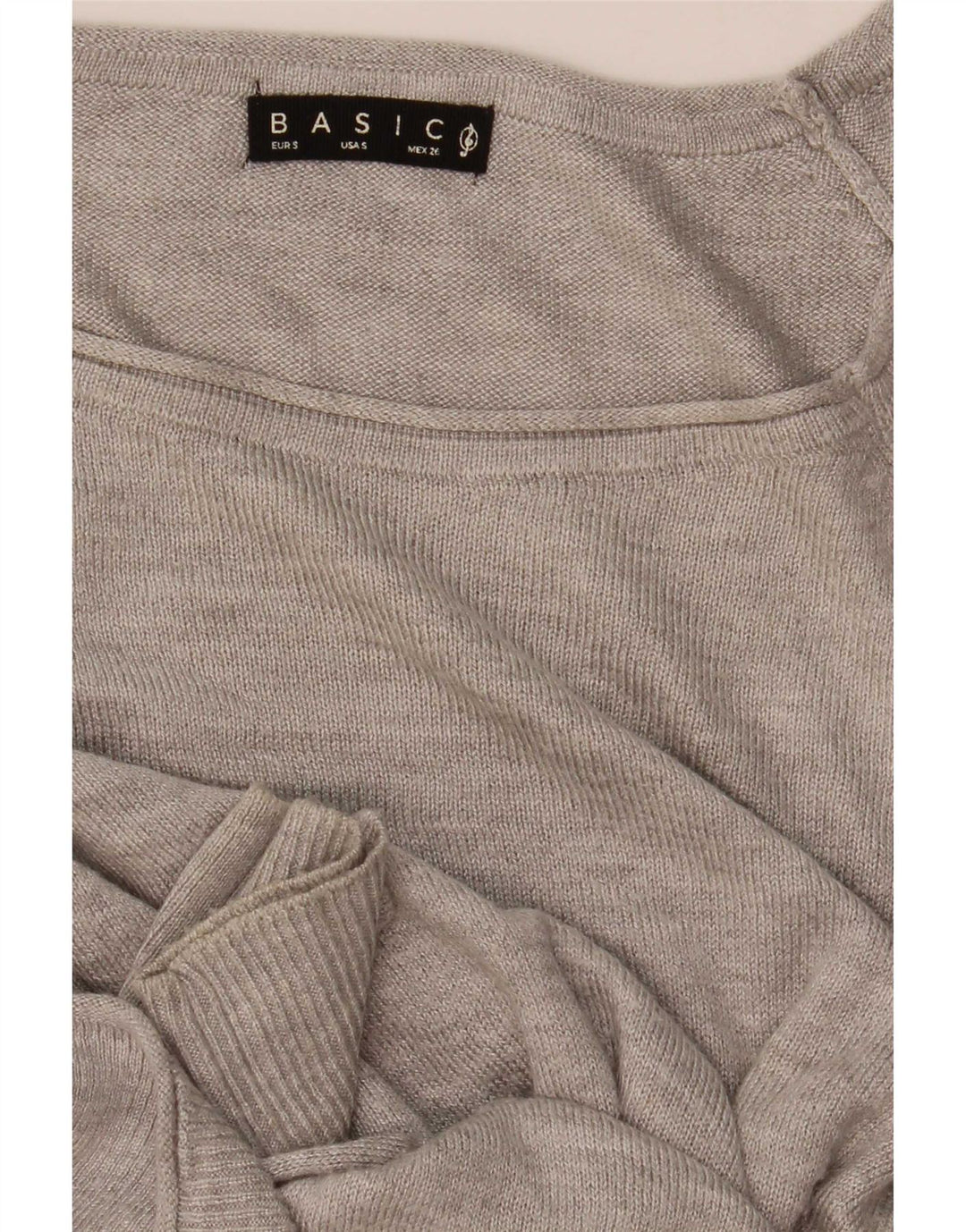 Stradivarius Womens Loose Fit Blouse Top UK 10 Small Grey