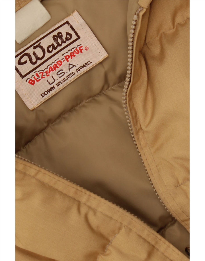 Walls Mens Padded Jacket UK 40 Large Beige Winter