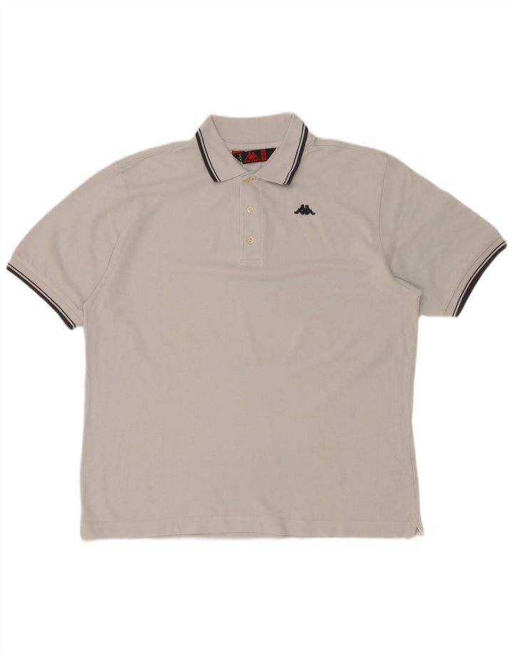 Kappa Mens Polo Shirt Small Blue Cotton