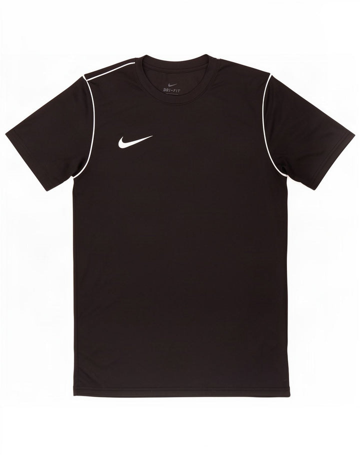 Nike Mens Dri Fit T-Shirt Top Medium Black Polyester