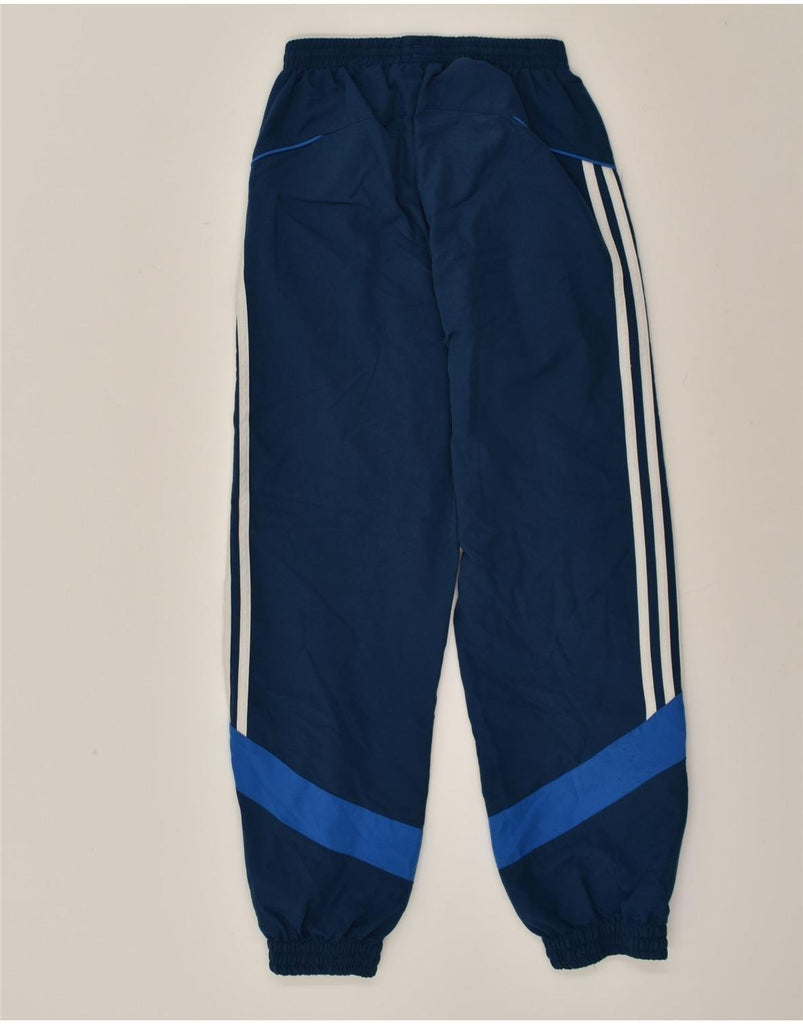 ADIDAS Boys Tracksuit Trousers Joggers 11-12 Years Navy Blue Polyester | Vintage Adidas | Thrift | Second-Hand Adidas | Used Clothing | Messina Hembry 