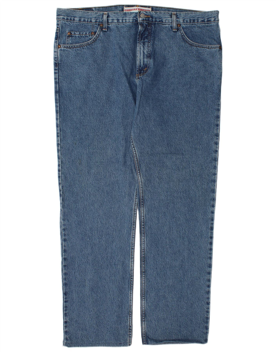 Carrera Mens Straight Jeans W42 L32 Blue Cotton