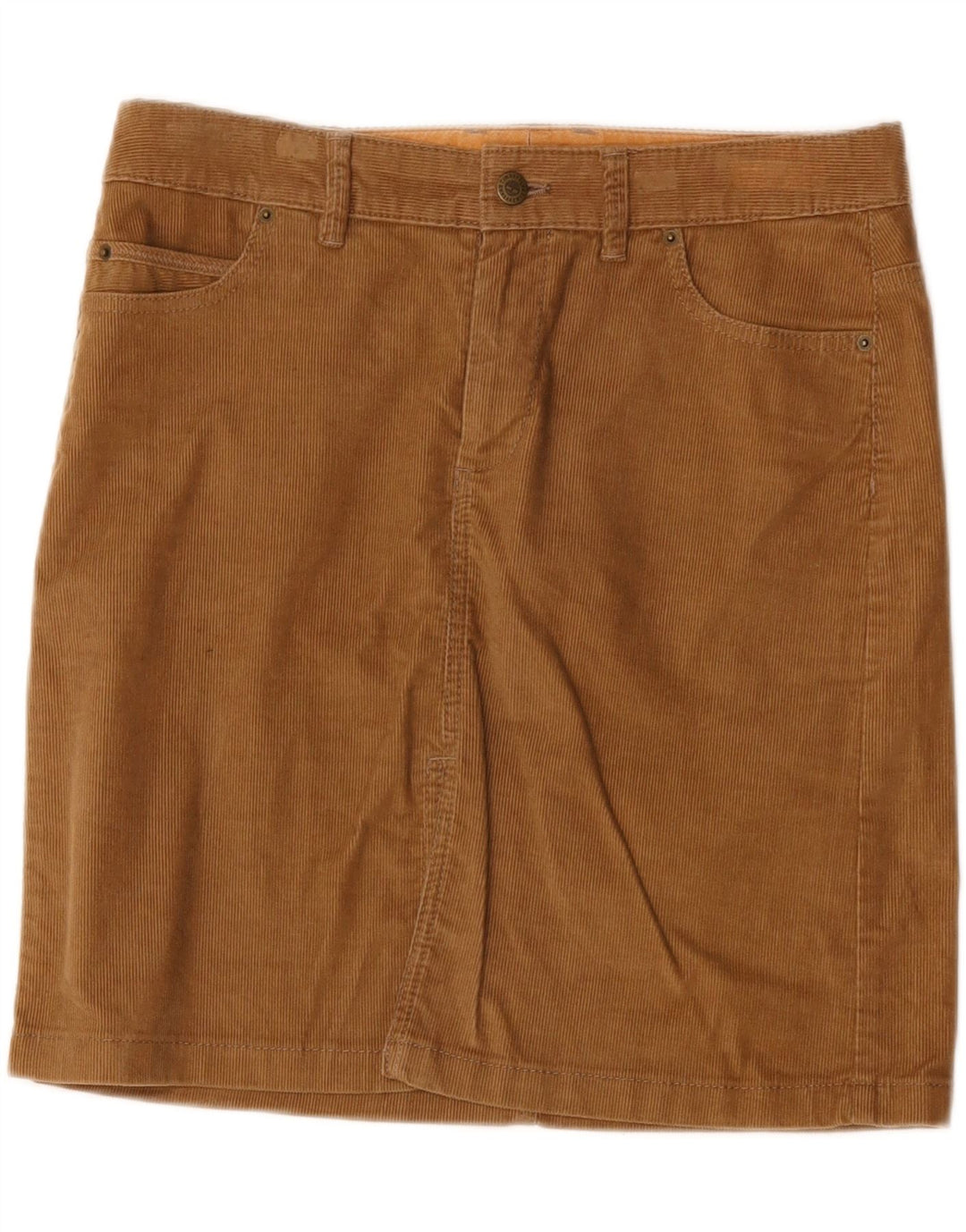 Timberland Womens Corduroy Skirt W29 Medium Beige Cotton