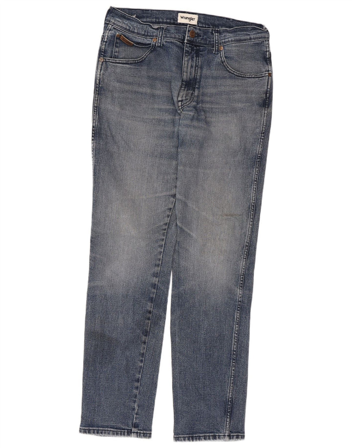 Wrangler Mens Texas Tapered Jeans W32 L32 Blue Cotton