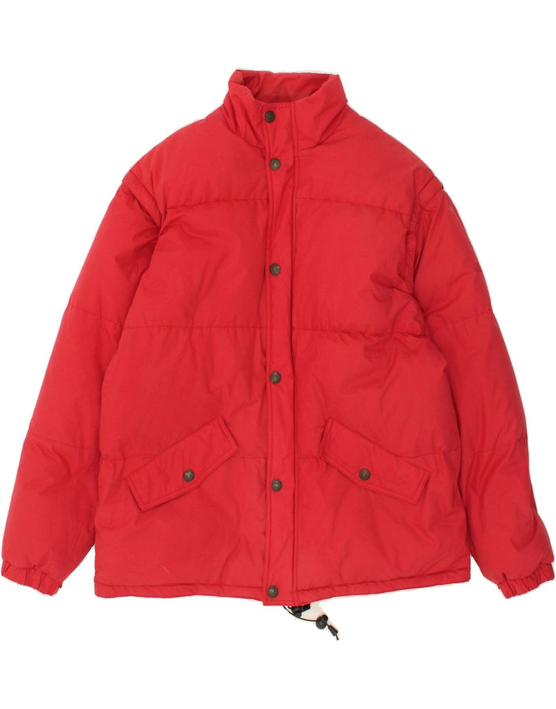 AUSTRALIAN L'ALPINA Mens Padded Jacket EU 52 XL Red Polyester Vintage AUSTRALIAN L'ALPINA and Second-Hand AUSTRALIAN L'ALPINA from Messina Hembry 