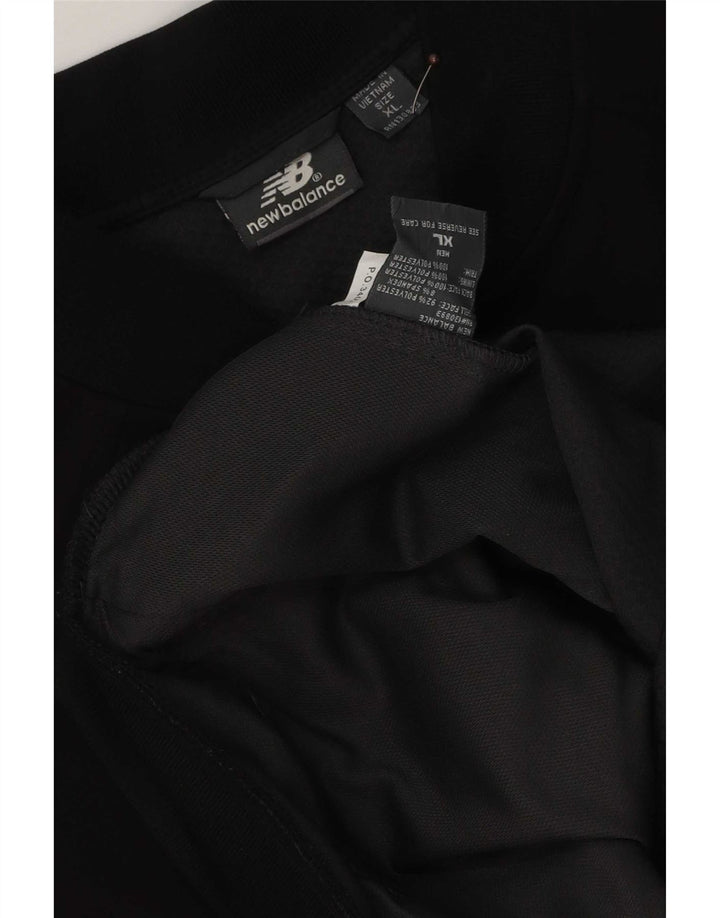New Balance Mens Tracksuit Top Jacket XL Black Polyester
