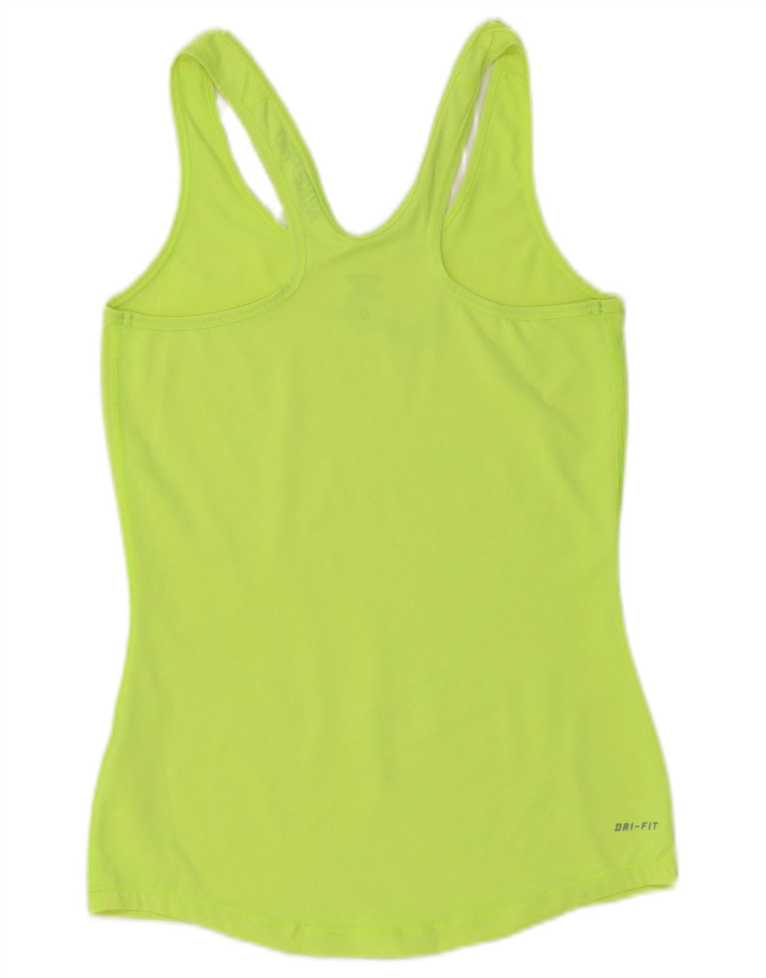NIKE Womens Graphic Vest Top UK 8 Small Green Synthetic