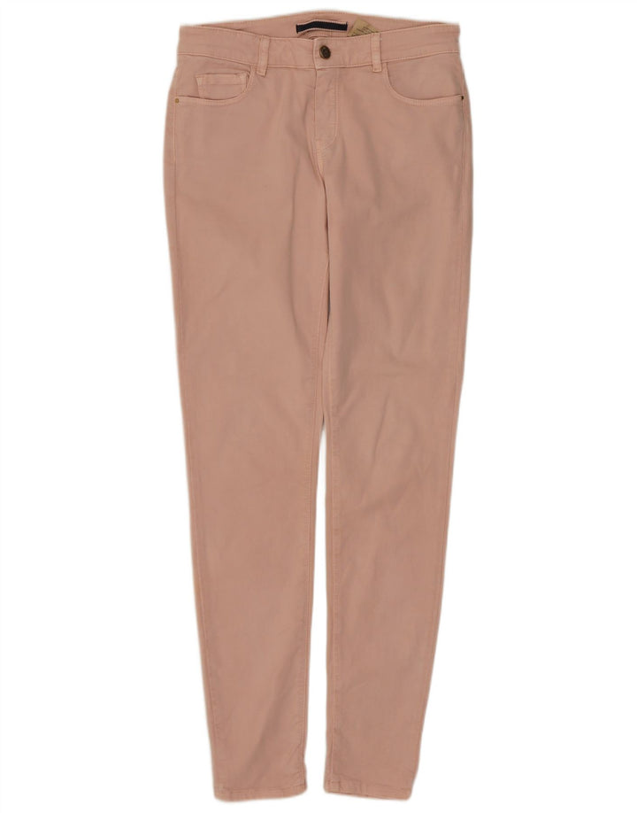 Massimo Dutti Womens Skinny Jeans EU 38 Small W28 L29 Pink Cotton