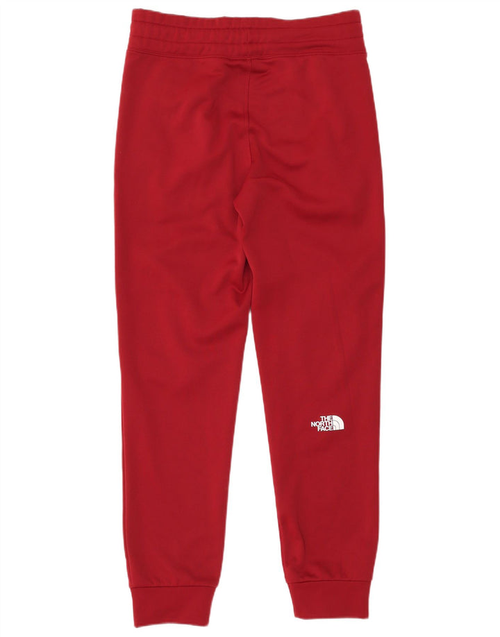 The North Face Mens Tracksuit Trousers Joggers Small Red Polyester