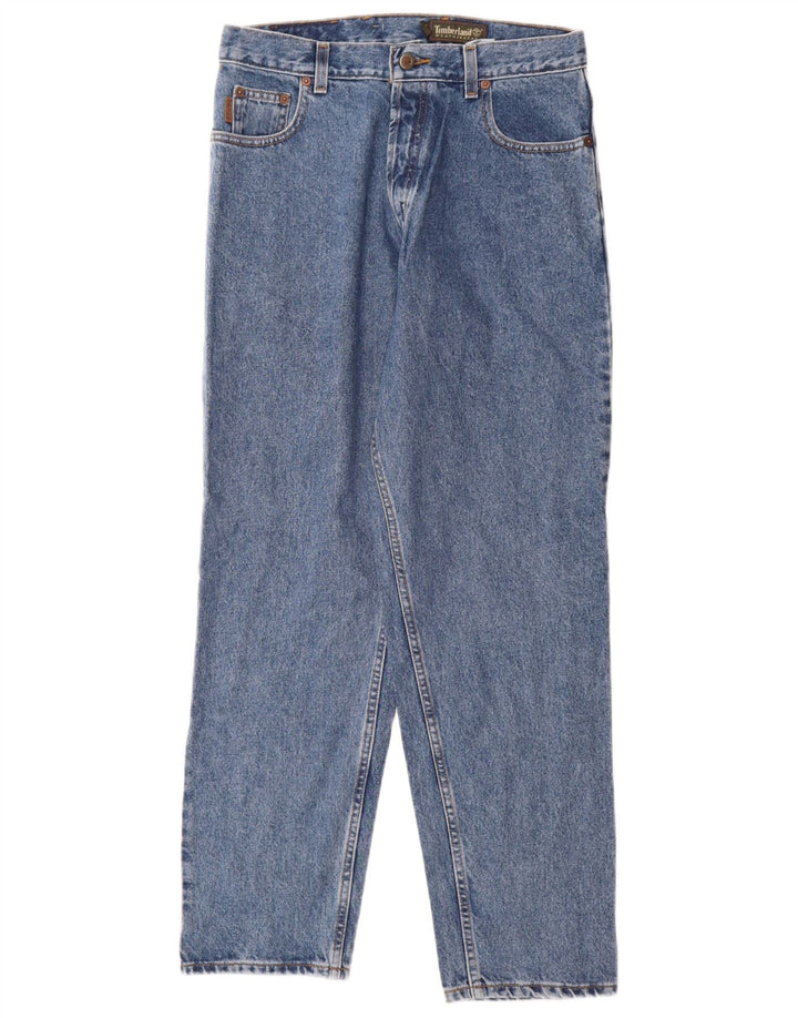 Timberland Mens Straight Jeans W31 L30 Blue Cotton