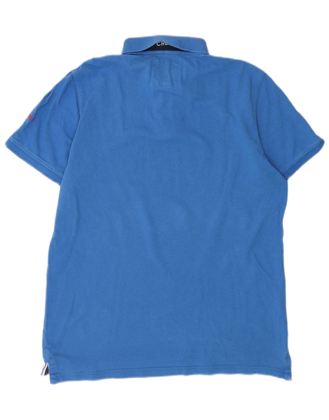 Crew Clothing Mens Polo Shirt Large Blue Cotton