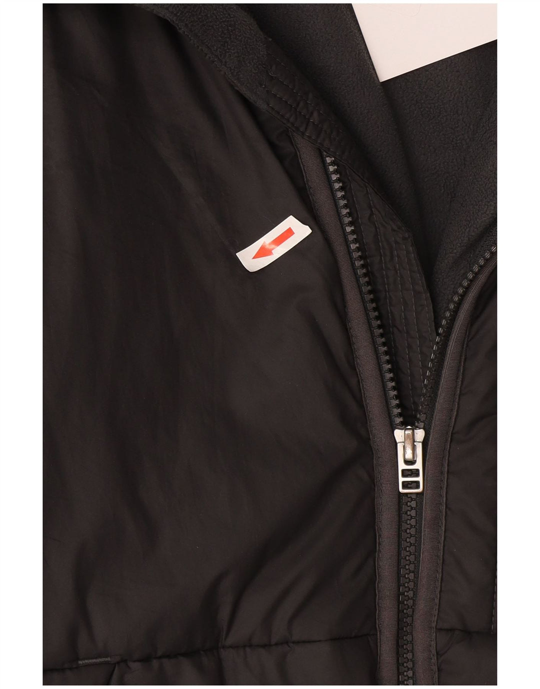 Nike Mens Hooded Padded Jacket UK 38 Medium Grey Polyester