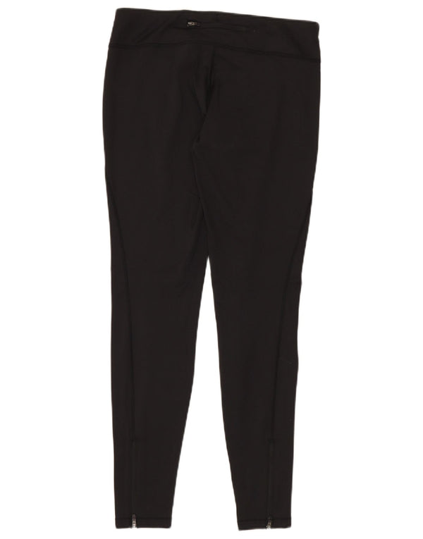 Asics Womens Leggings UK 14 Large Black Polyester Sports