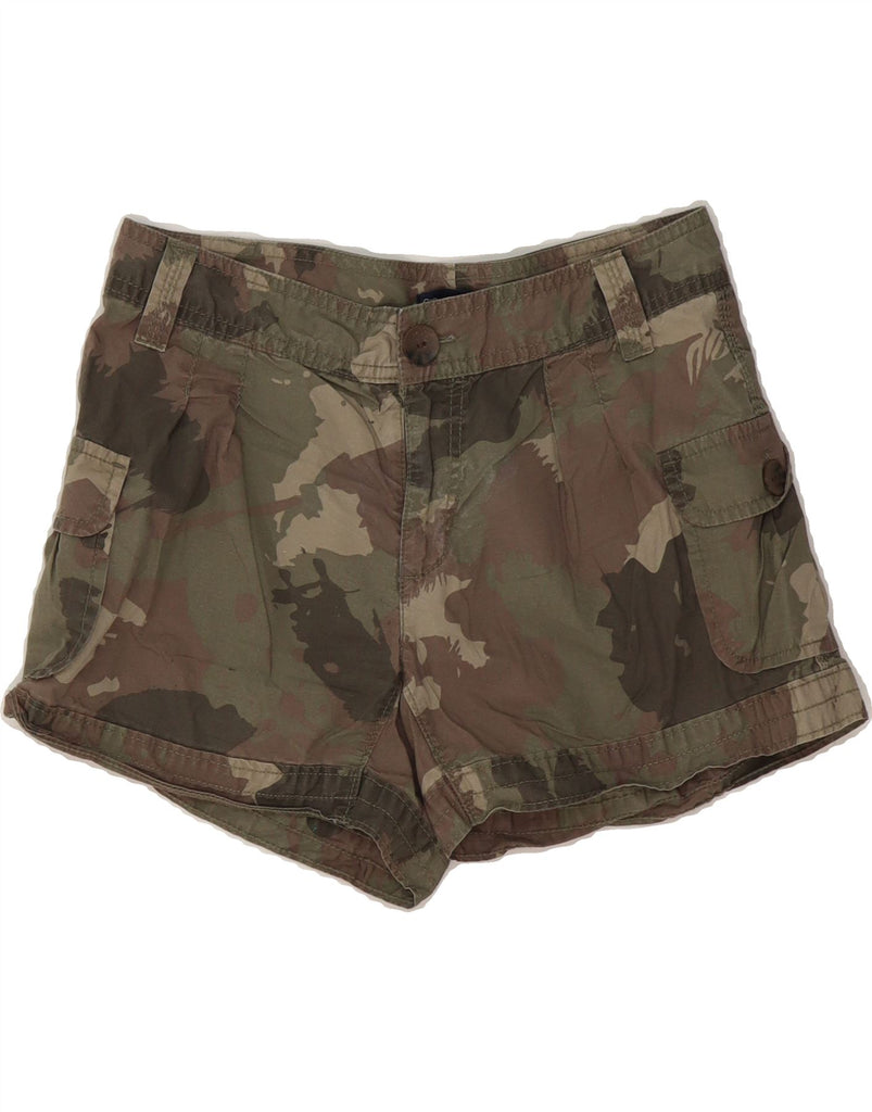 GAP Womens Cargo Shorts US 2 XS W28  Khaki Camouflage Cotton Vintage Gap and Second-Hand Gap from Messina Hembry 