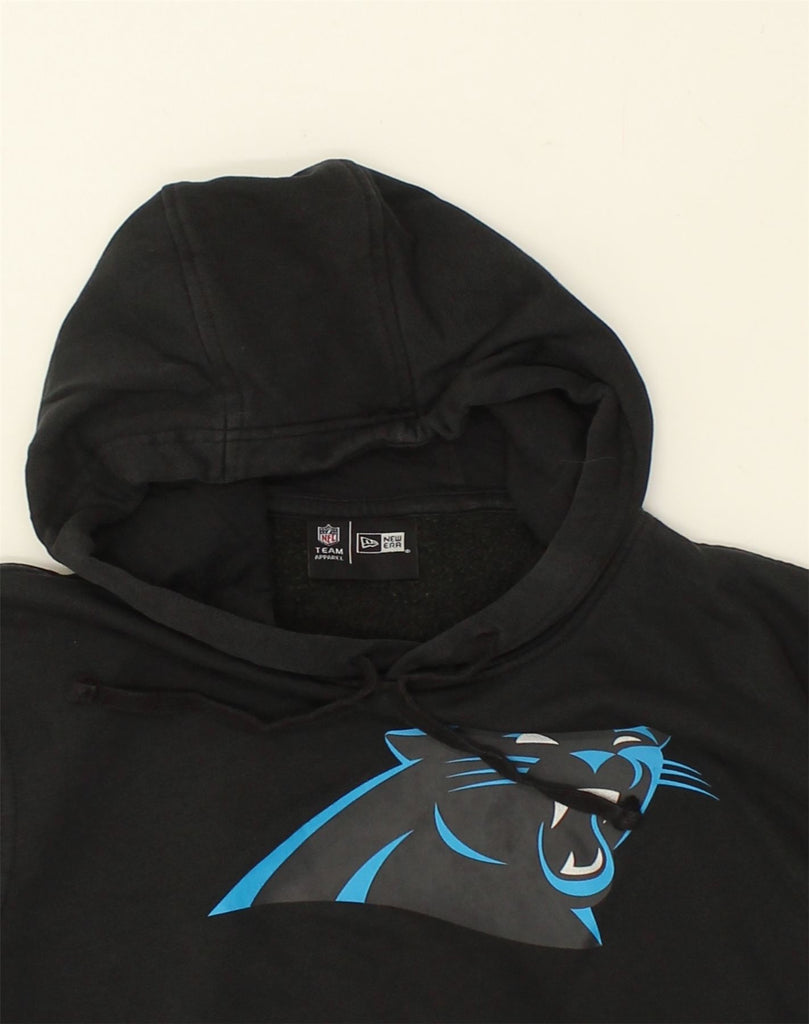 NFL Mens Graphic Hoodie Jumper Small Black Cotton | Vintage NFL | Thrift | Second-Hand NFL | Used Clothing | Messina Hembry 