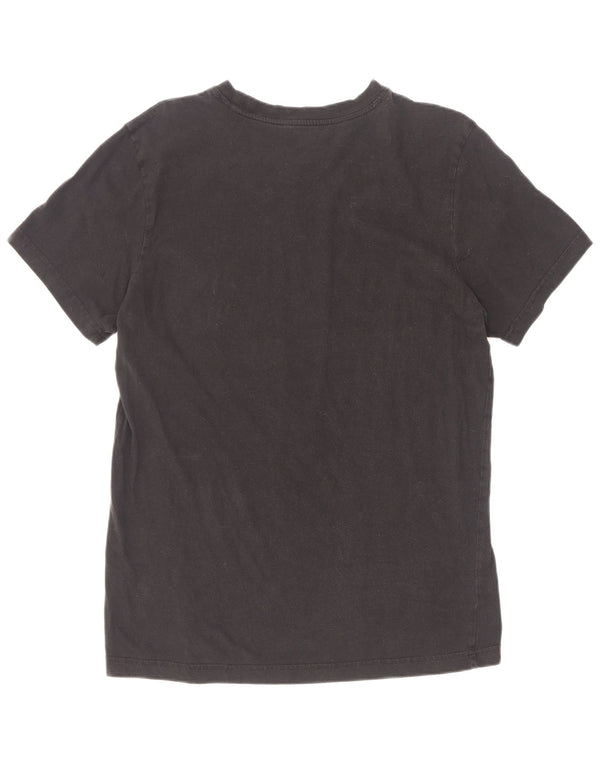 Adidas Mens Graphic T-Shirt Top Medium Black Cotton
