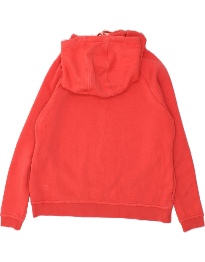 NIKE Womens Graphic Hoodie Jumper UK 14 Medium Red Cotton Vintage Nike and Second-Hand Nike from Messina Hembry 