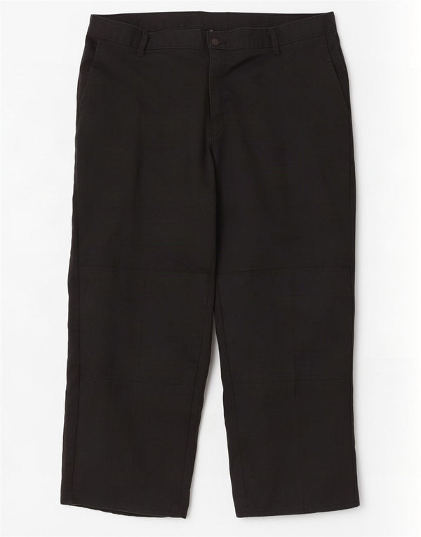 Dickies Mens Straight Cargo Trousers W40 L30 Black Polyester
