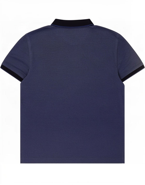 Gant Mens Polo Shirt 3XL Blue Flecked Cotton