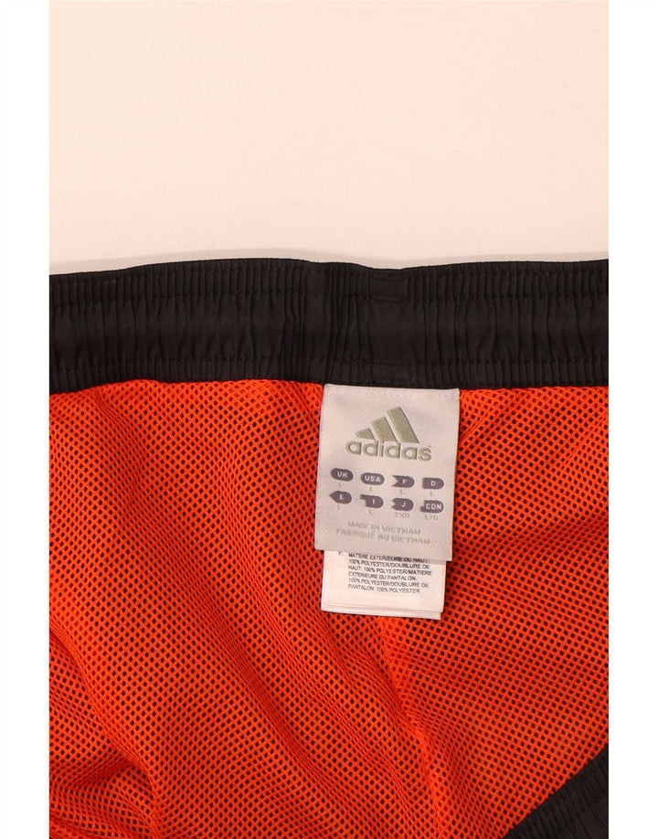 Adidas Mens Tracksuit Trousers Large Black Polyester