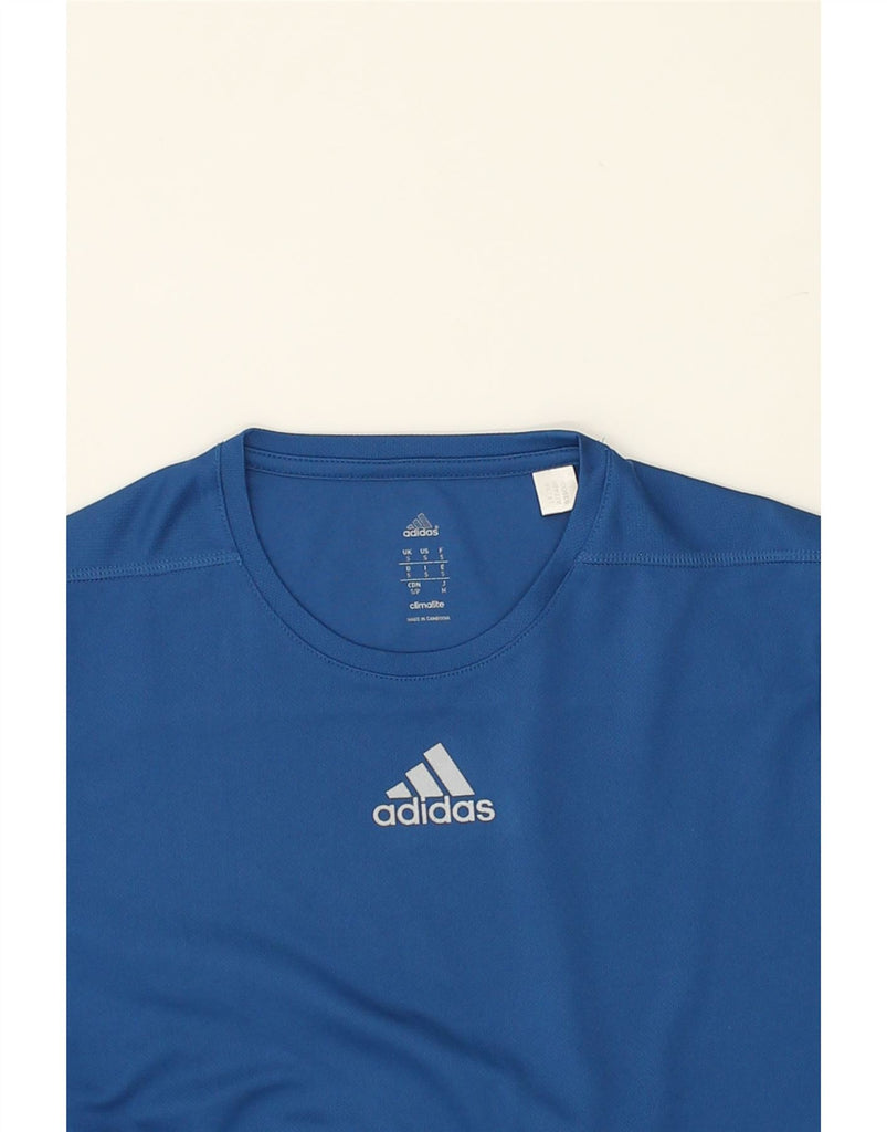 ADIDAS Mens Climalite Graphic T-Shirt Top Small Navy Blue Polyester | Vintage Adidas | Thrift | Second-Hand Adidas | Used Clothing | Messina Hembry 