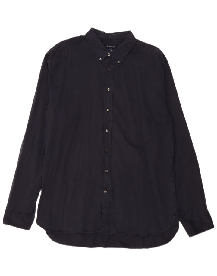 GANT Mens Shirt 2XL Black