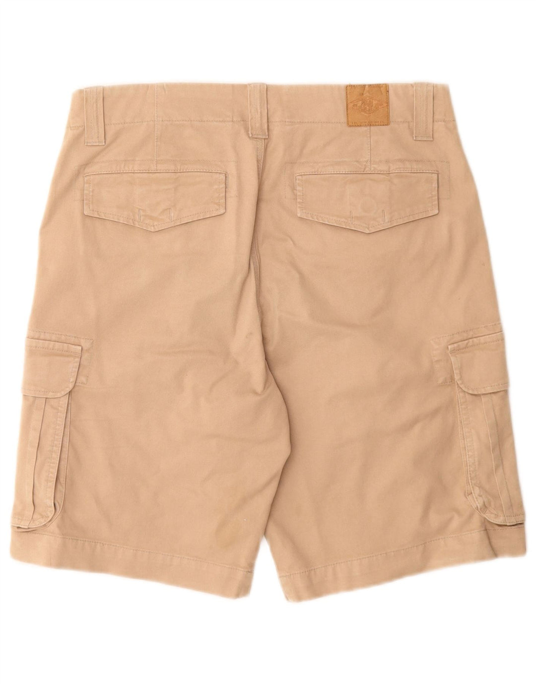 Bear Mens Cargo Shorts W30 Medium Beige Cotton