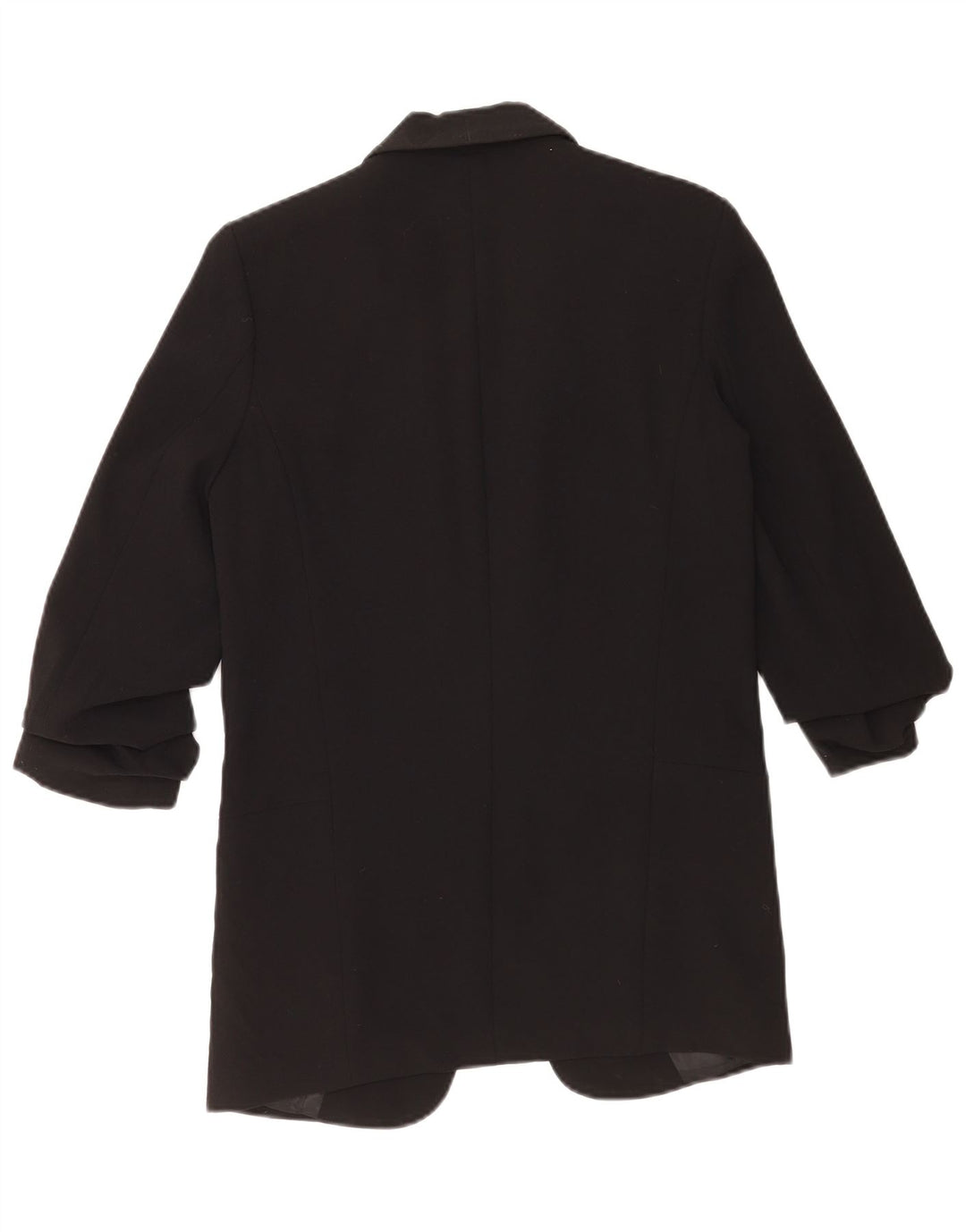 Zara Womens Oversized Blazer Jacket UK 6 XS Black Polyester