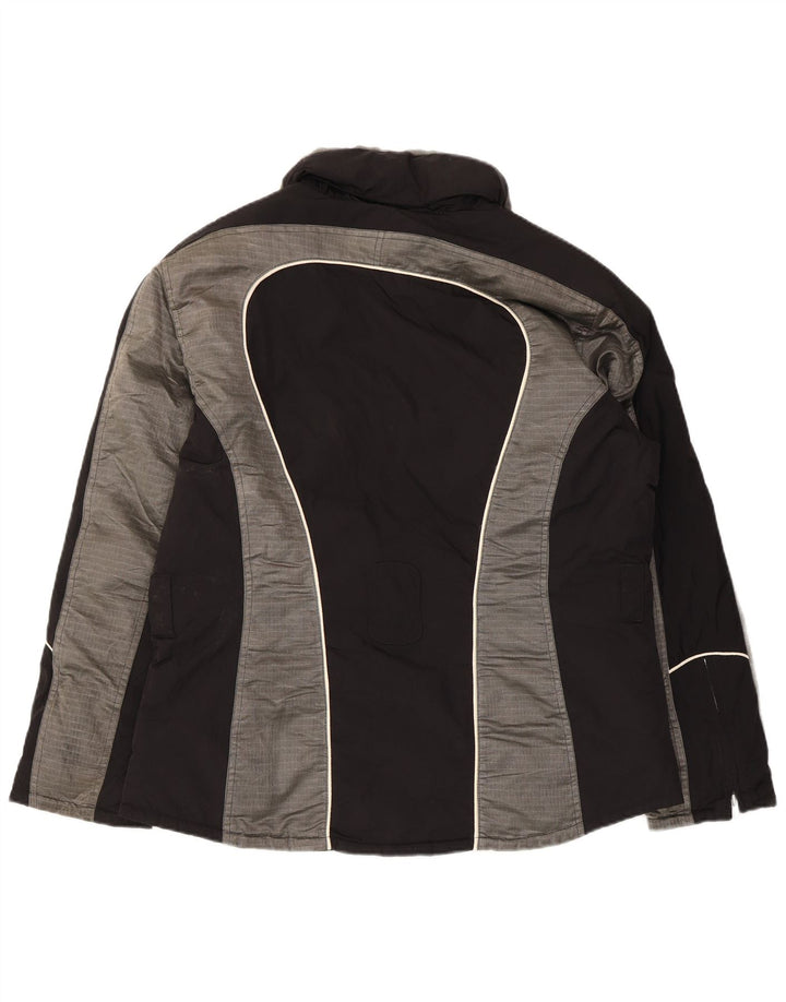 Fila Womens Ski Jacket US 14 XL Black Colourblock