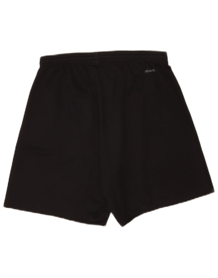 Adidas Mens Regular Sport Shorts Small Black Polyester