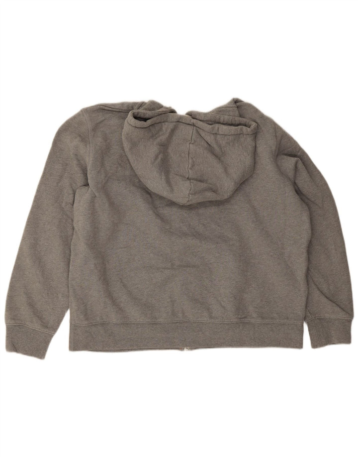 Marks & Spencer Mens Zip Hoodie Sweater 2XL Grey Cotton