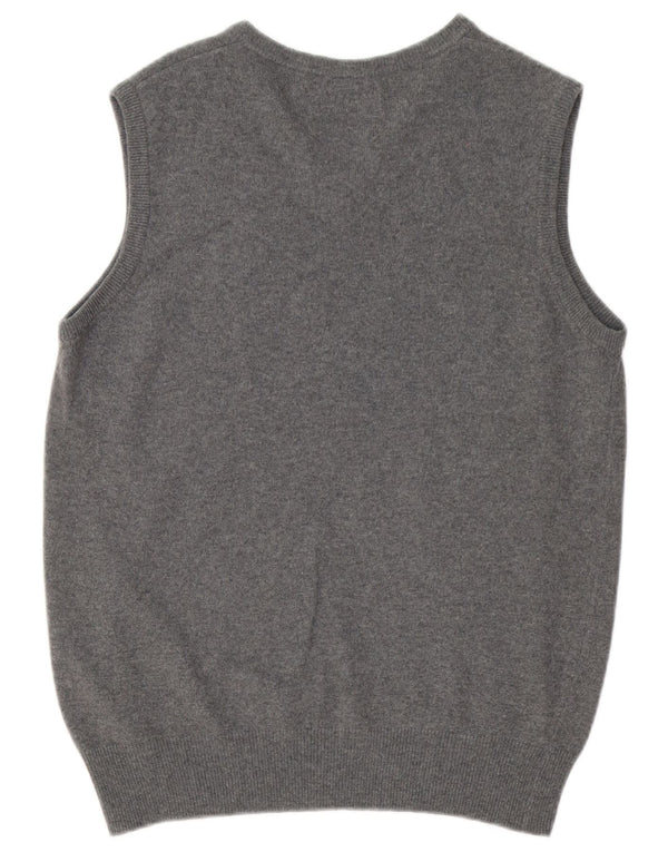 Kappa Mens Vest Tank Top Medium Grey Wool