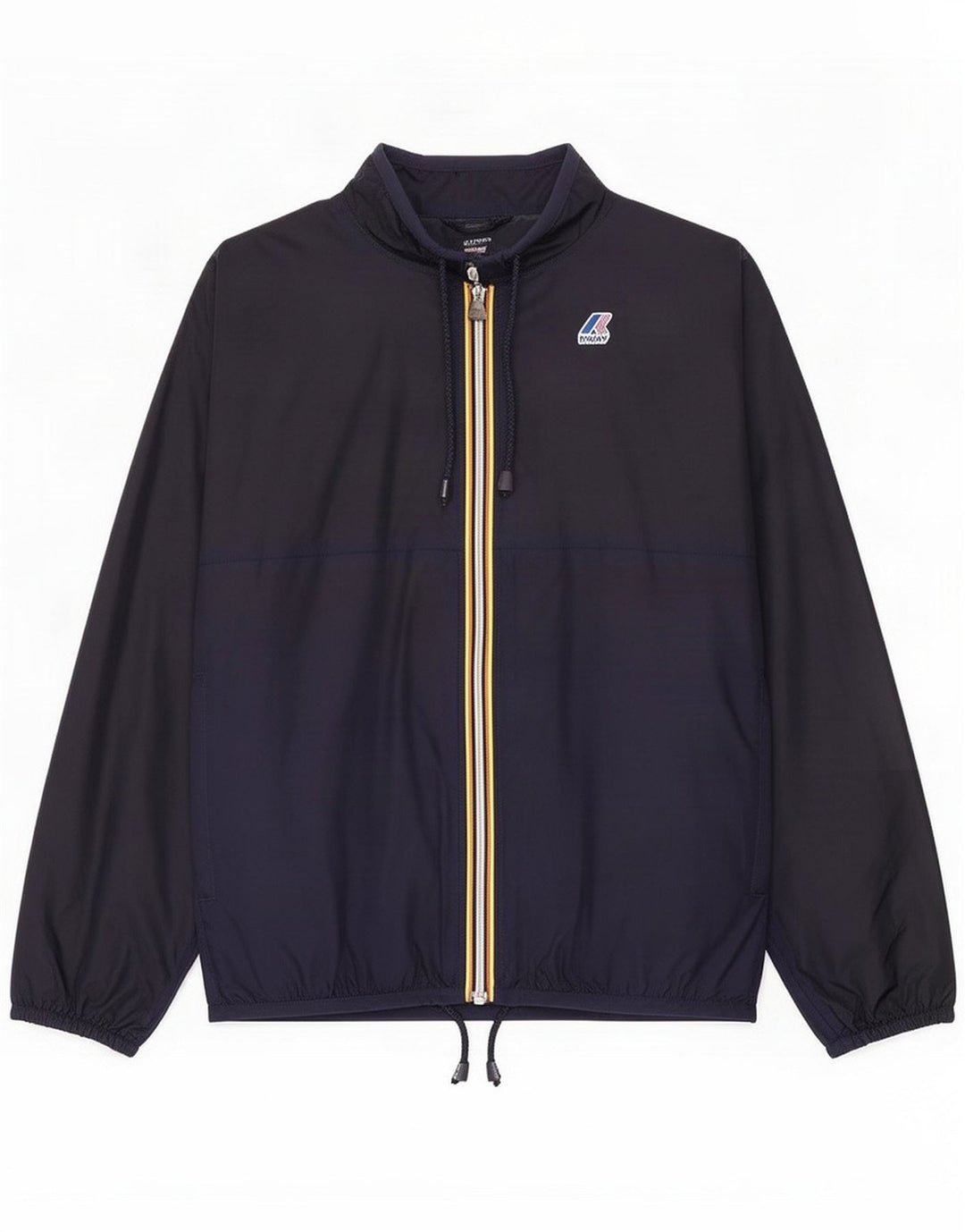K-Way Boys Hooded Windbreaker Jacket 7-8 Years Navy Blue Polyamide