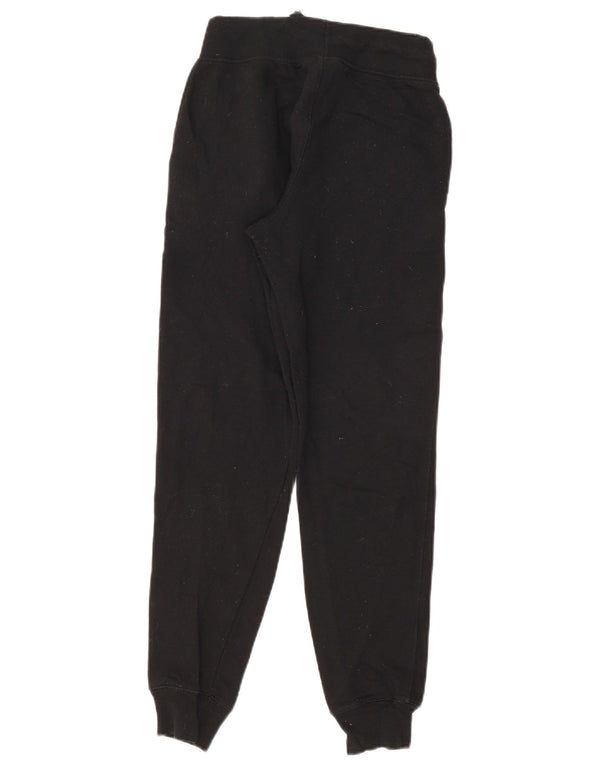 Champion Womens Graphic Tracksuit Trousers Joggers UK 6 XS  Black Polyester