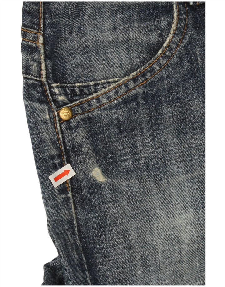 LEE Womens Knox Dart Straight Jeans W29 L29 Blue Cotton